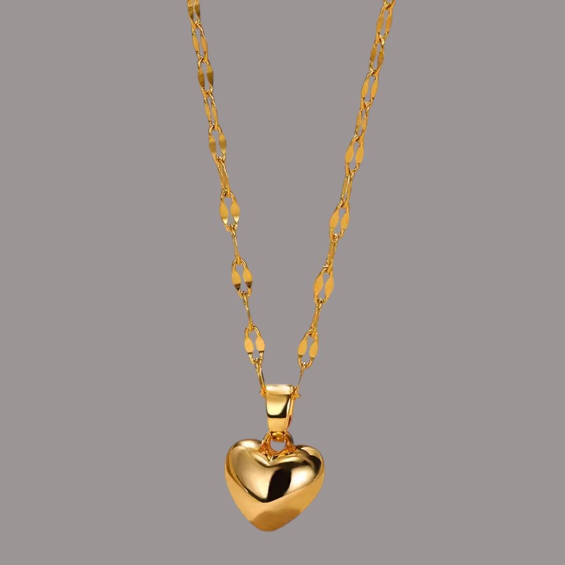 Pure Heart Necklace - Gold