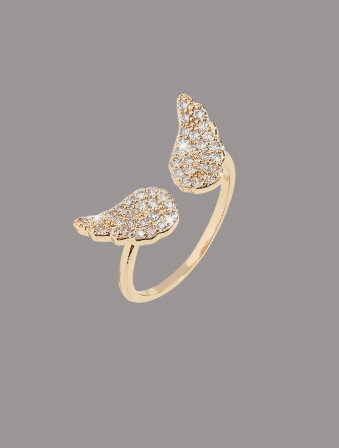 Angel Wings Ring - Rose Gold